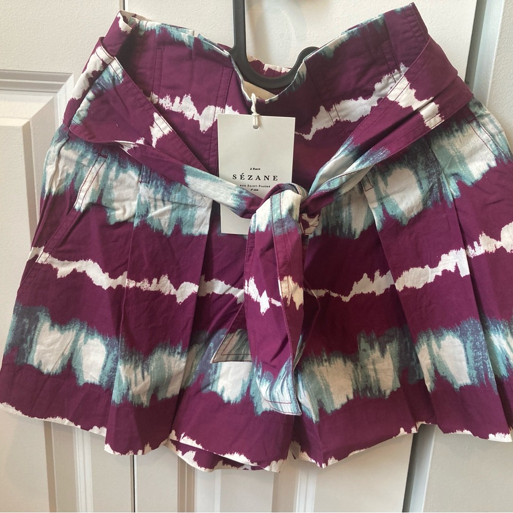 Sezane Tysons Shorts size 34 (US 2) NWT